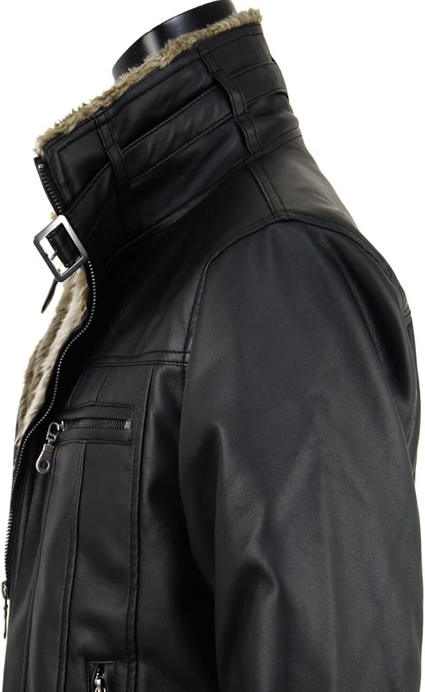 ✨美品✨ブラックレーベル　レザーライダース ラビットファー　ブラック　サイズM Amazon | [ラグタイム セレクト] ブルゾン メンズ 大きいサイズ